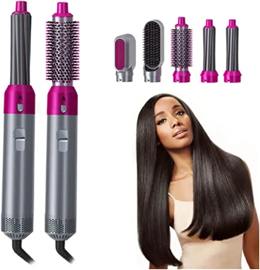 5-in-1 Electric Hair Dryer Brush Styling Kit