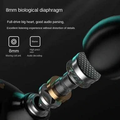 25 Bluetooth 5.3 Wireless Earbuds – HiFi Sound, LED Battery Display, 40 Hours Backup, Noise Cancelling, Touch Control, Waterproof