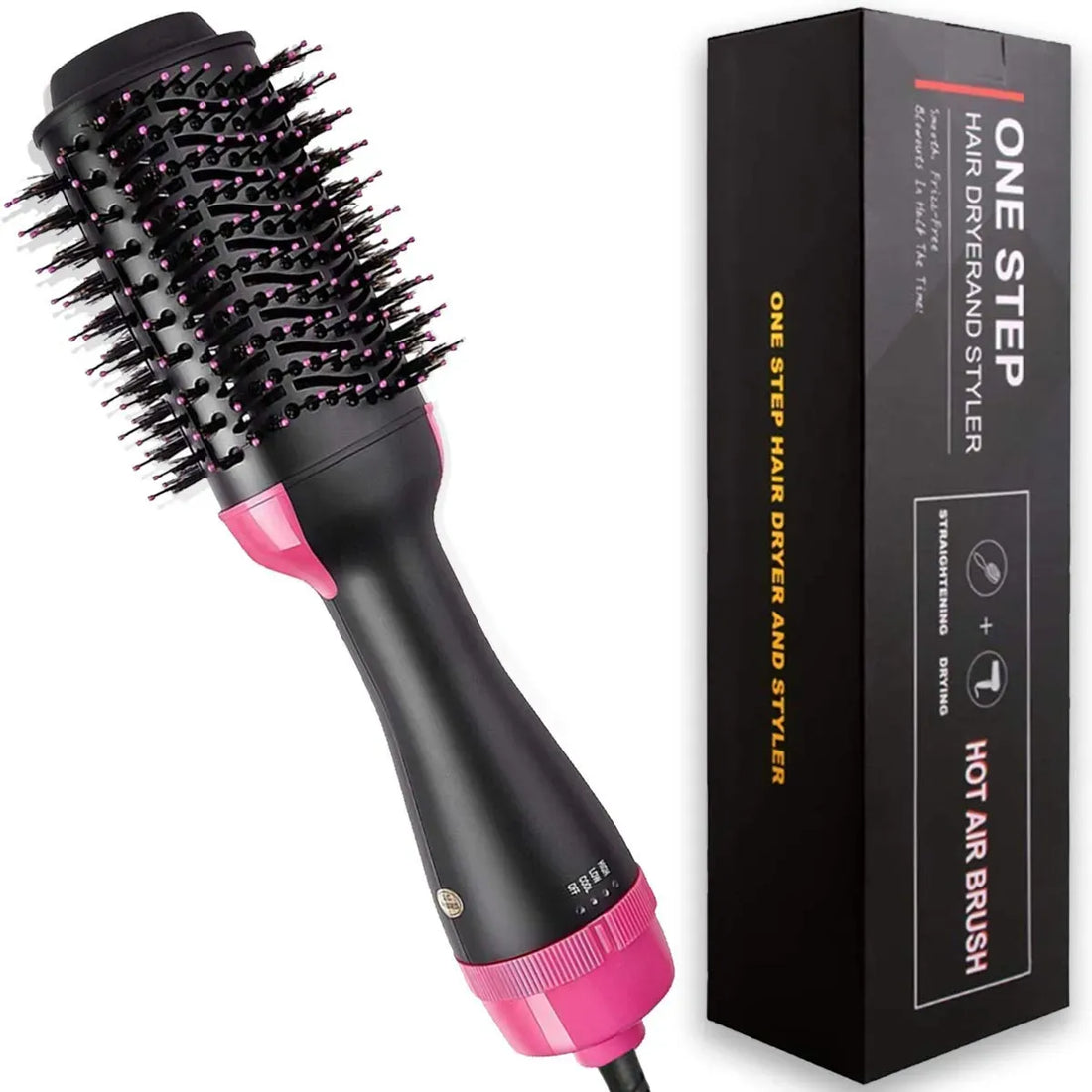 One Step 2 in 1 Hair Dryer &amp; Brush (Dryer + Styler) Brush for Fast Drying, Straightening, Curling