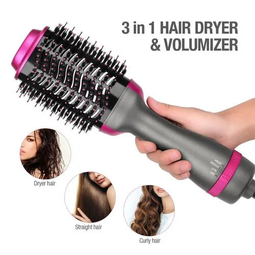 One Step 2 in 1 Hair Dryer &amp; Brush (Dryer + Styler) Brush for Fast Drying, Straightening, Curling