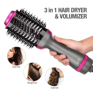 One Step 2 in 1 Hair Dryer &amp; Brush (Dryer + Styler) Brush for Fast Drying, Straightening, Curling