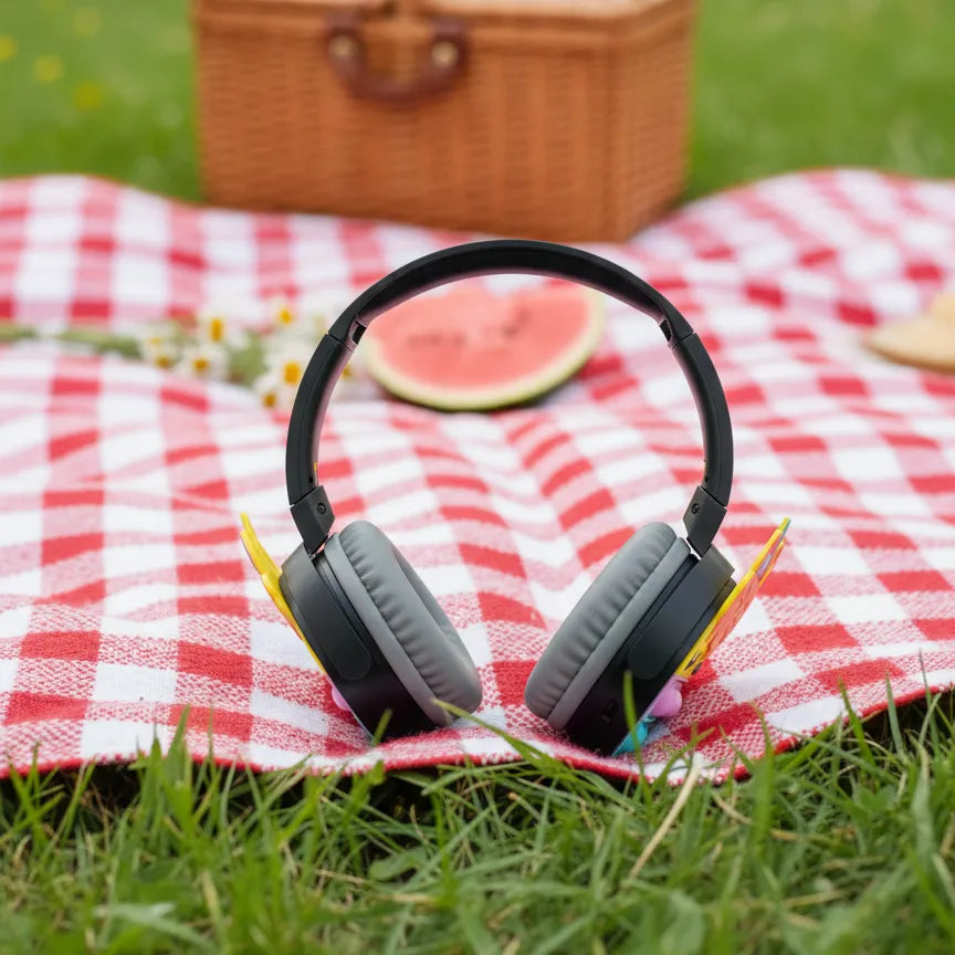 SAMONPOW Kids Wireless Bluetooth Headphones Noise-Cancelling