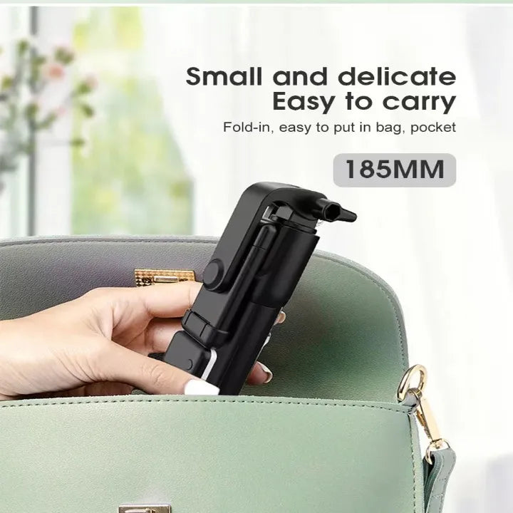 LED Selfie Stick Bluetooth Tripod With Remote