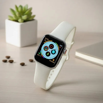 Smart Watch With Stylish Display Comfortable Silicone Strap, Adjustable Fit