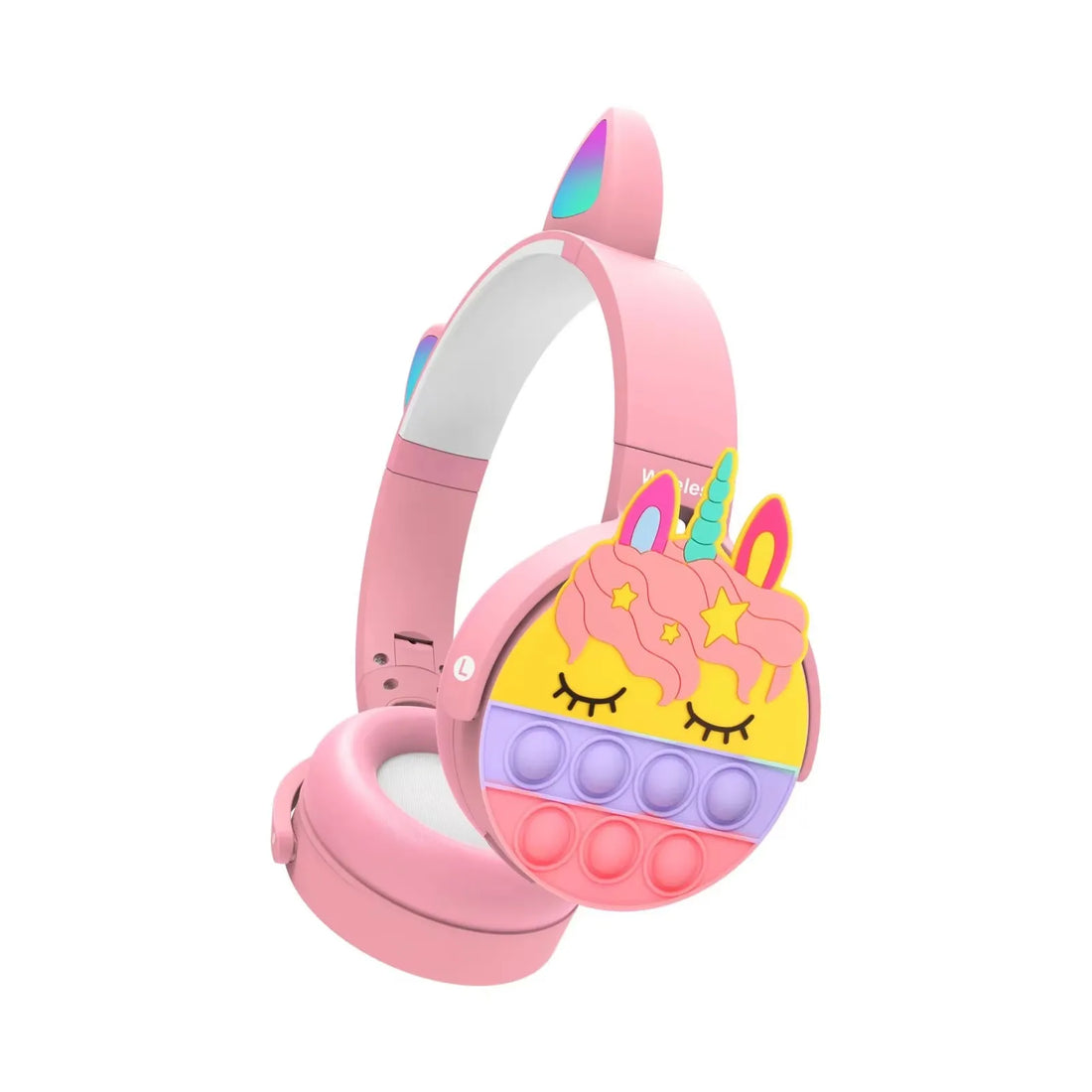 CT-950 Unicorn Bluetooth Cat Ear Headphones LED